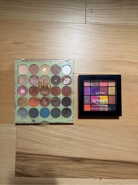 NYX and Pixi eyeshadow palettes
NYX Ultimate Festival palette
Pixi Tina Yong pal